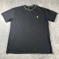 Playboy x Pacsun T-Shirt Black Green Bunny Logo Graphic Tee Men’s Medium