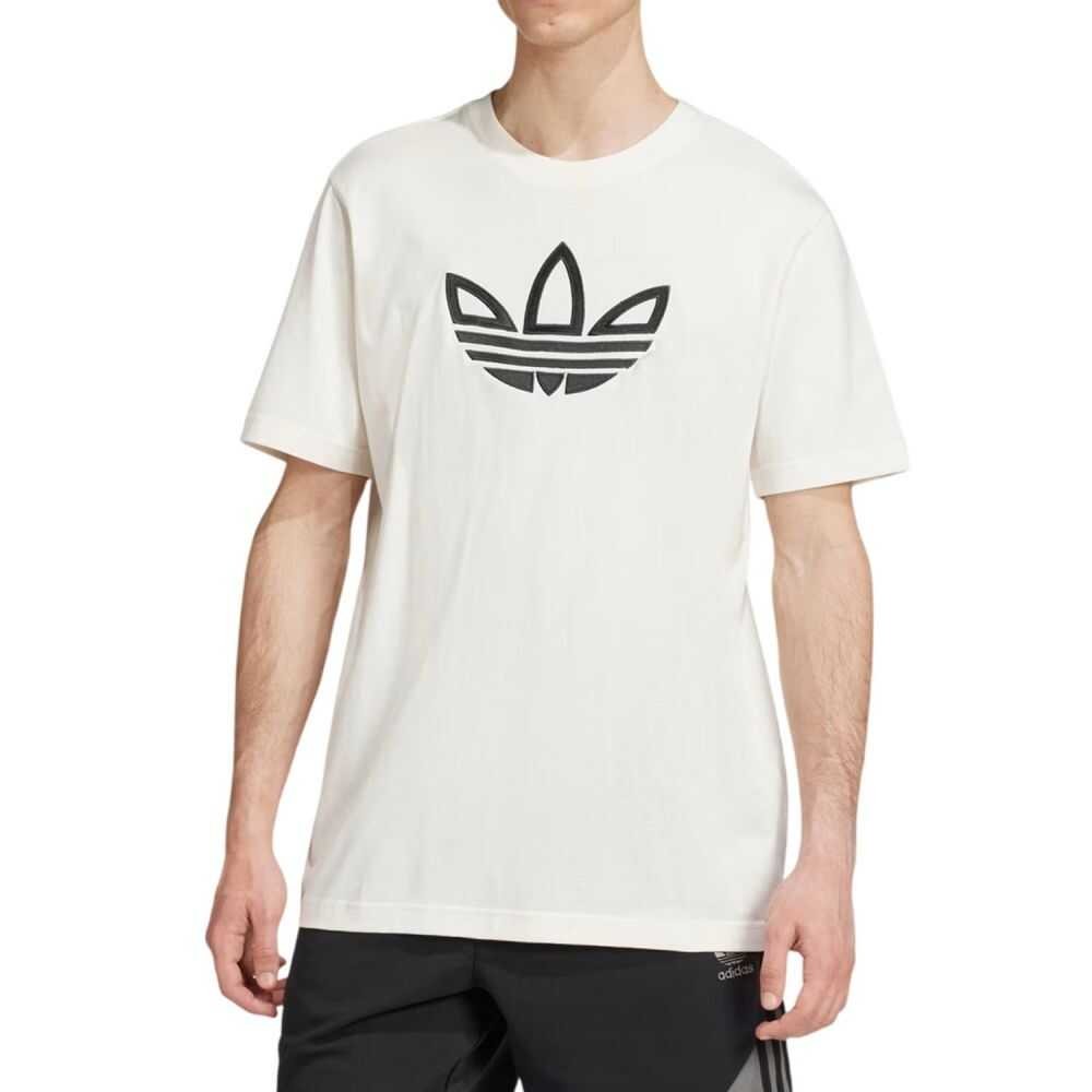 Adidas Outline Trefoil Men’s T-Shirt Cloud White iy4890-cw