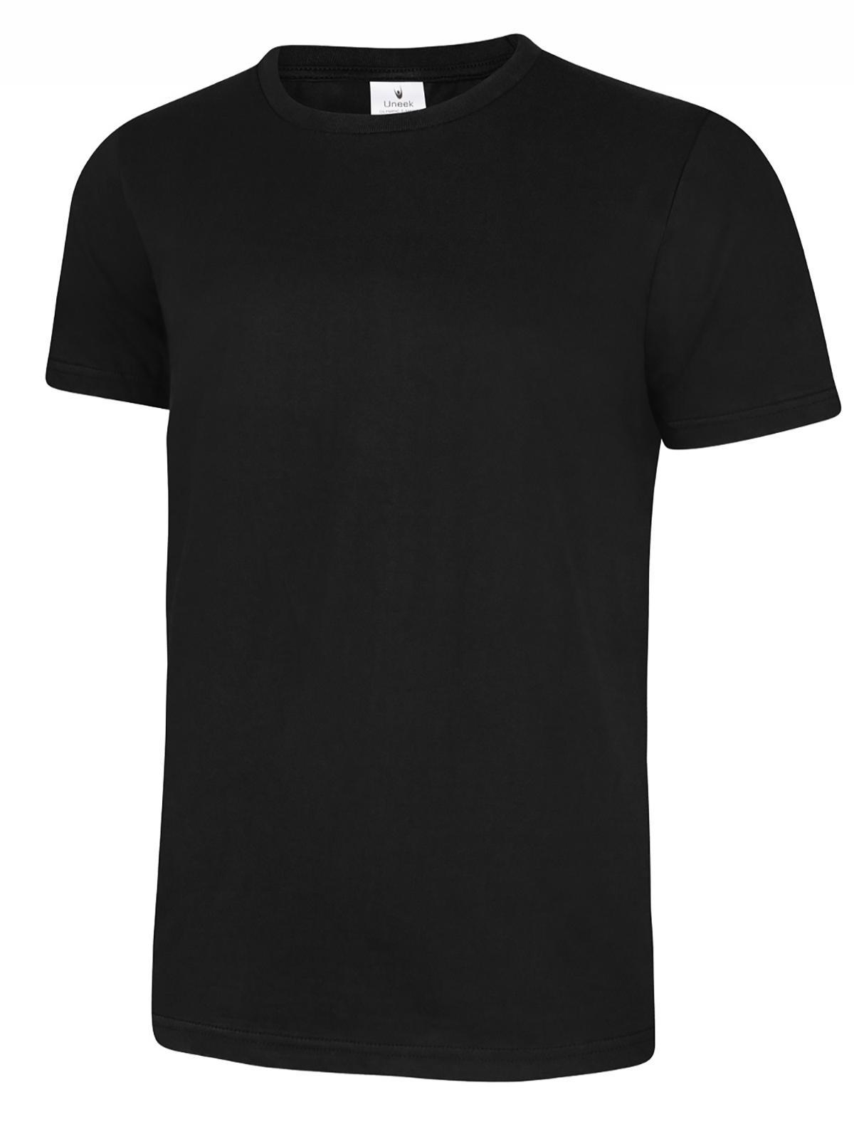 Uneek 5 PACK Unisex Mens Regular T-SHIRT Plain 100% Cotton Blank Tee T shirt TOP