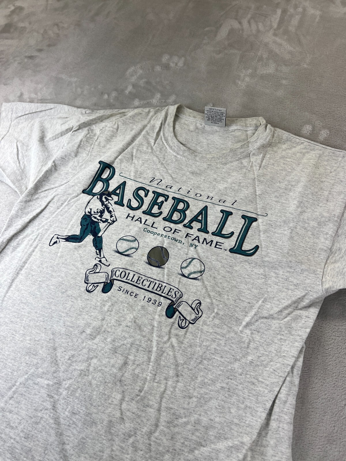 Vintage 90’s National Baseball Hall of Fame T-Shirt Size L Made in USA MLB