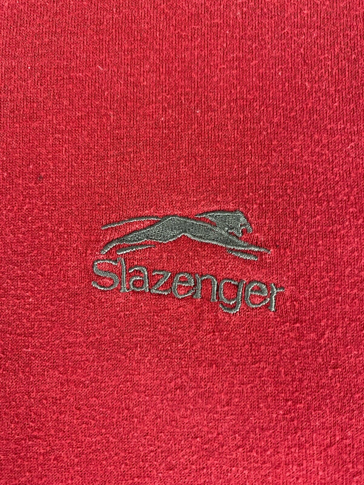 Vintage Slazenger T Shirt Mens XL Maroon Y2K 2000s Logo Casual Sports Outdoors gallery