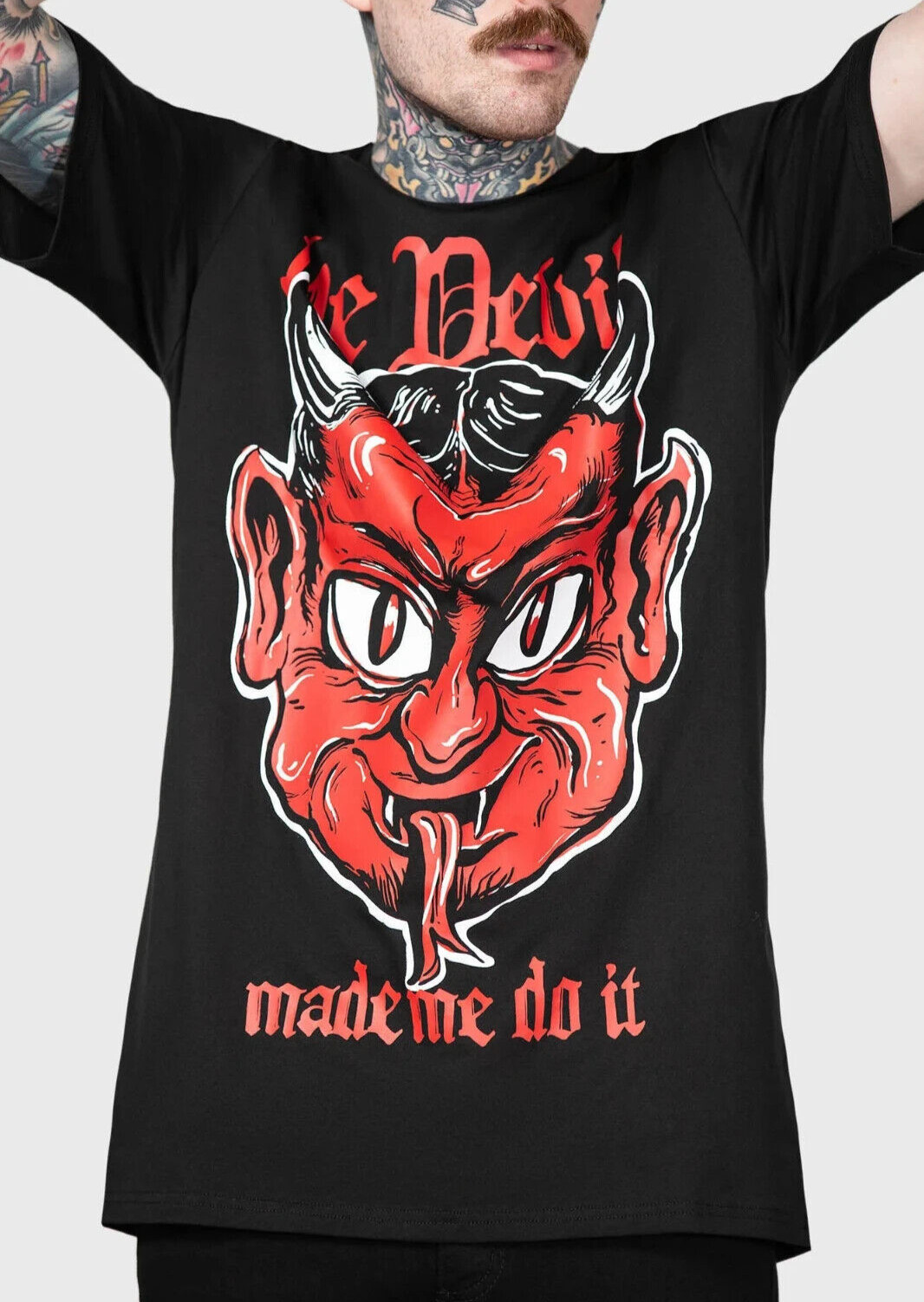 Killstar Devil Night T-Shirt Goth Grunge Alternative Punk Unisex Rock KSRA008341 gallery