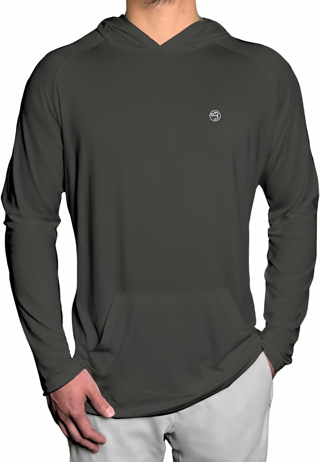 Men's Hooded Sun Shirt UPF 50+ Long Sleeve Fishing Shirt SPF Rash Guard gallery