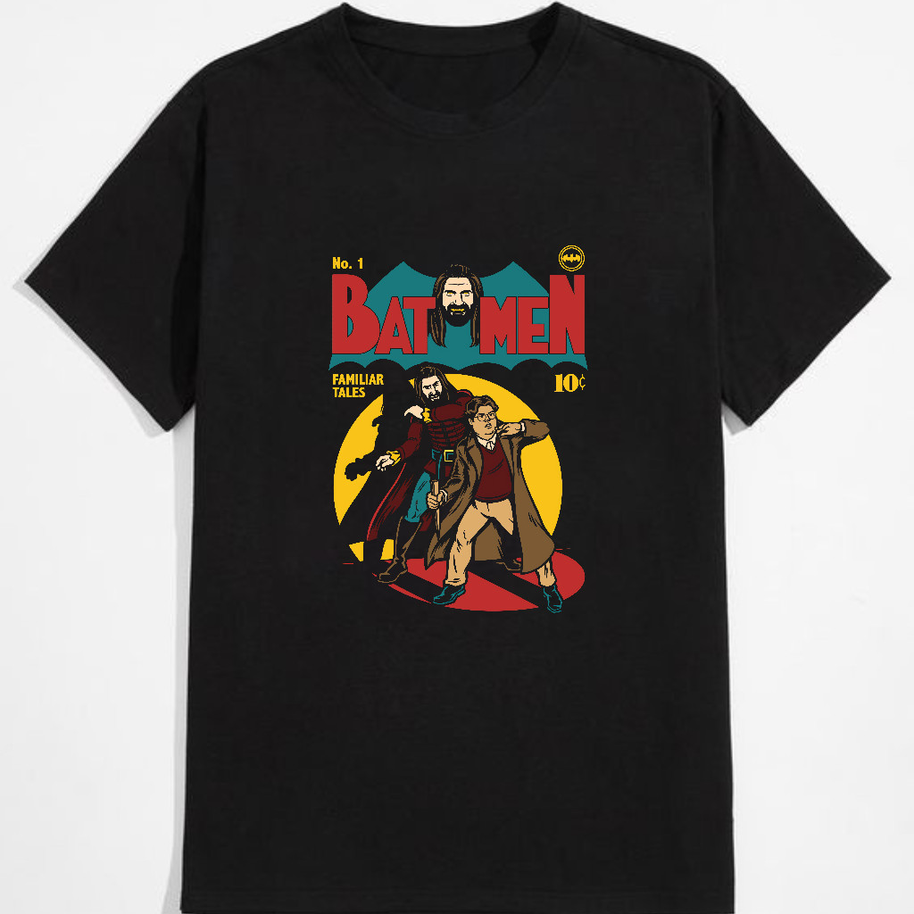 Comic Bat & Laszlo T-Shirt – WWDITS Vampire Design, Unisex Clothing gallery