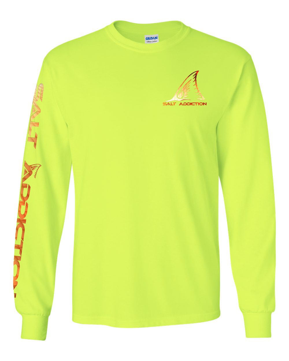 Salt Addiction Redfish Flats fishing T Shirt red drum sweetwater men's apparel gallery