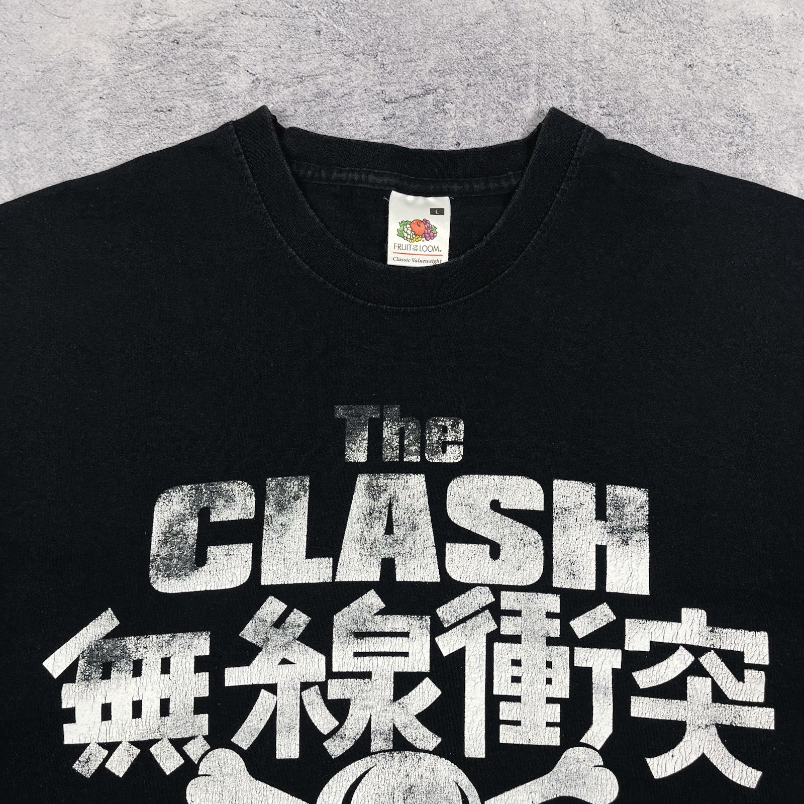 Vintage The Clash Punk Rock Band Rare Short Sleeve T Shirt 00’s Black Size Large gallery
