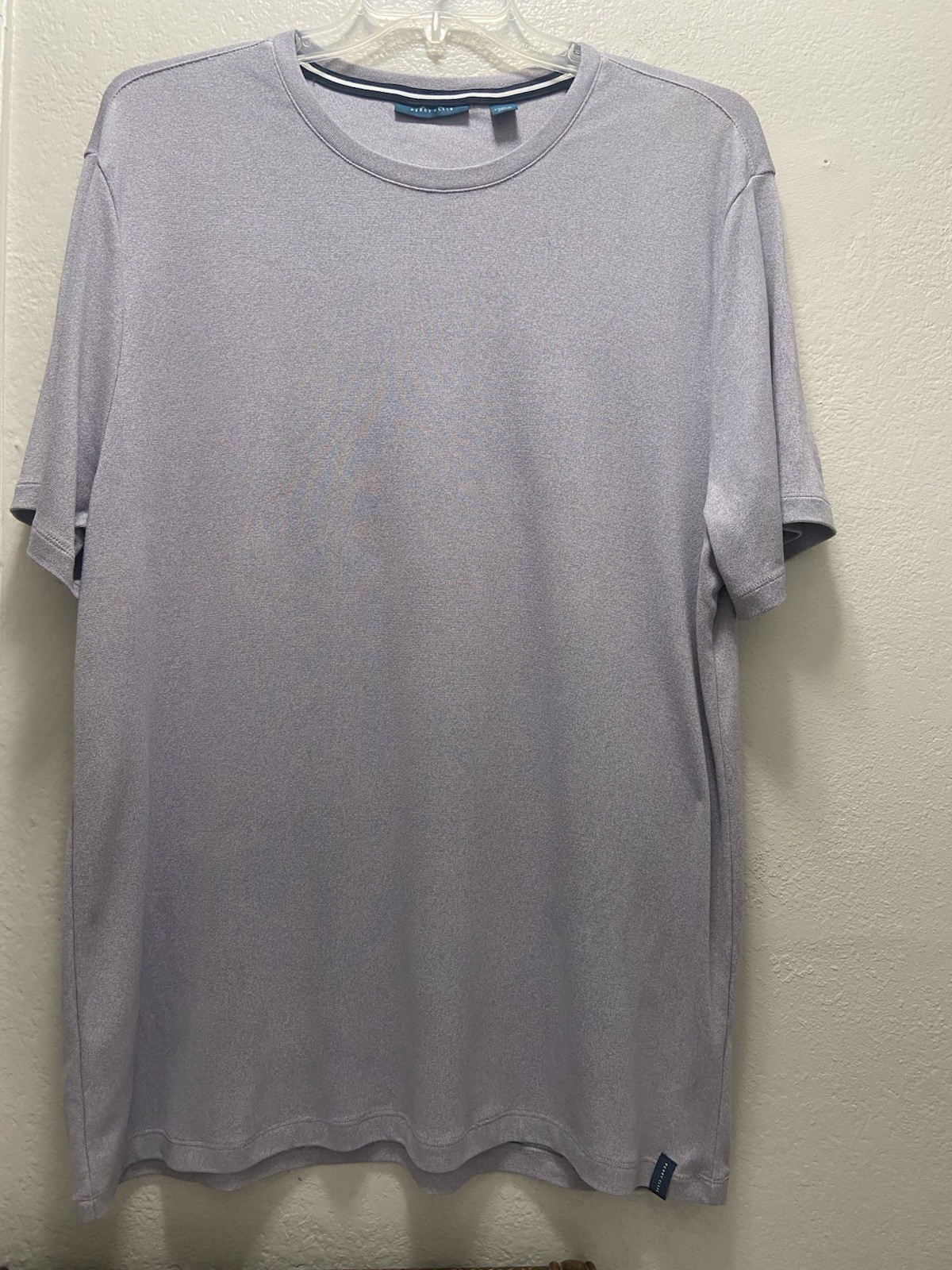 Perry Ellis Men’s XXL Light Lavender Short Sleeve T-Shirt Viscose Soft stretch gallery