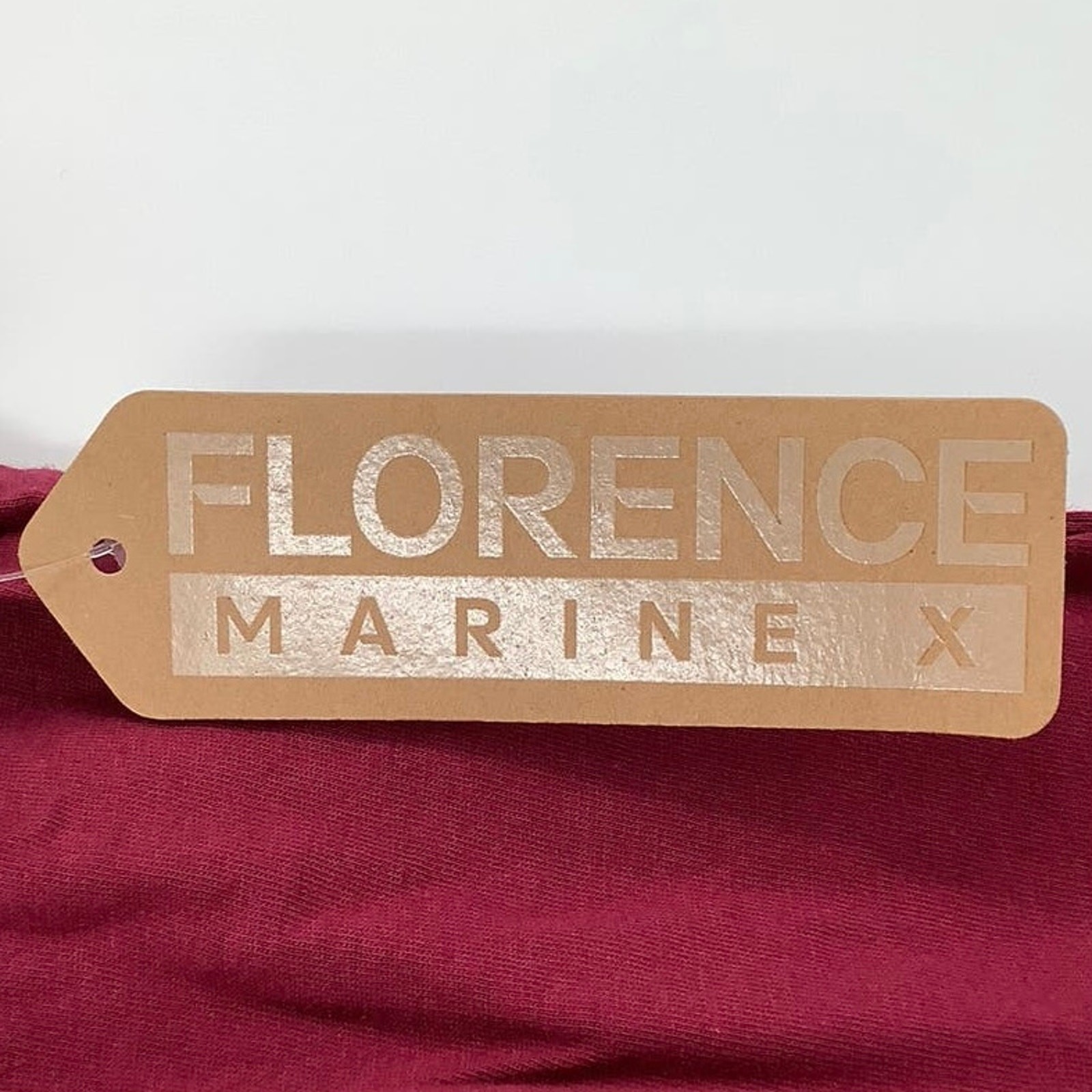 NEW! Florence Marine X Men's Large Marine Exploration Maroon T-Shirt M14-1 gallery