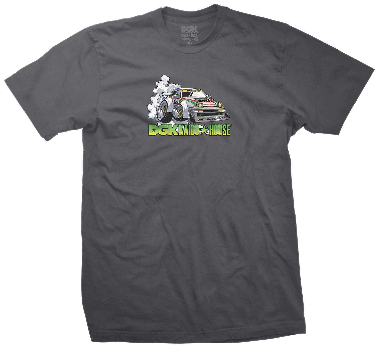 DGK x Kaido House Wide Open T-Shirt - Charcoal gallery