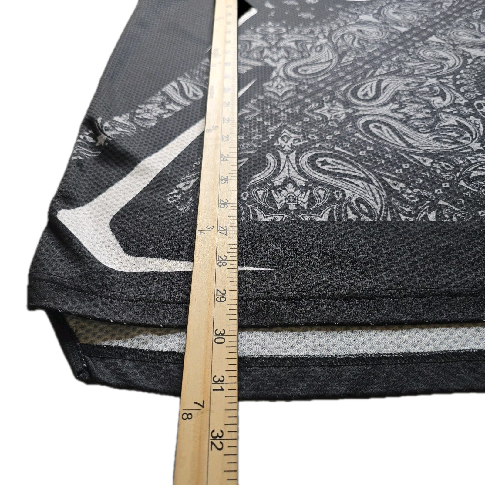 No Fear Rogue Series Motocross Jersey Mens XL Black White Paisley Y2K MX BMX gallery