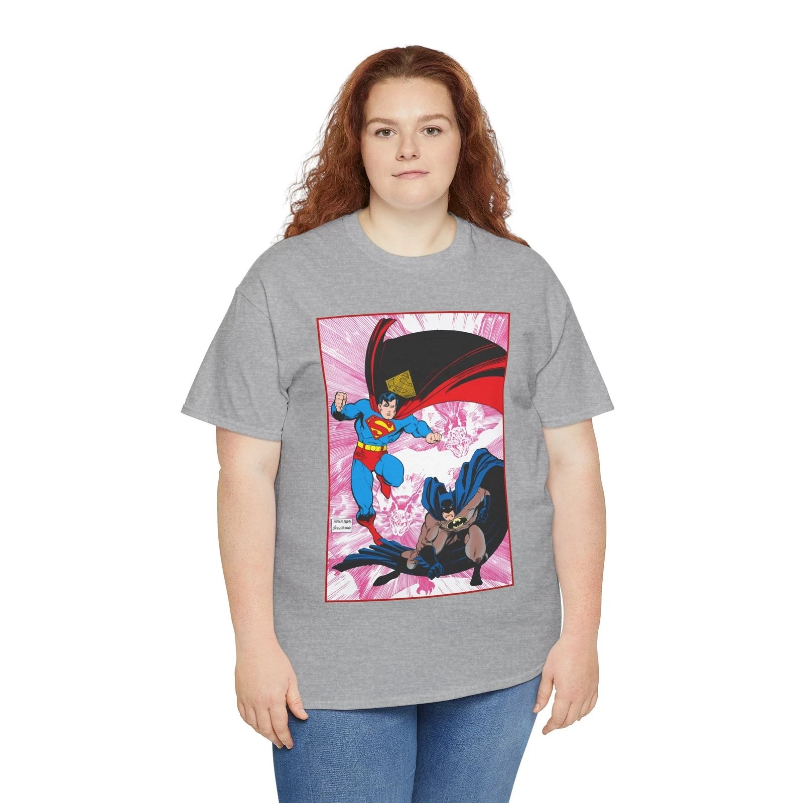Batman & Superman T-Shirt - Arthur Adams Art - Action Comics Annual #1 Cover, DC gallery