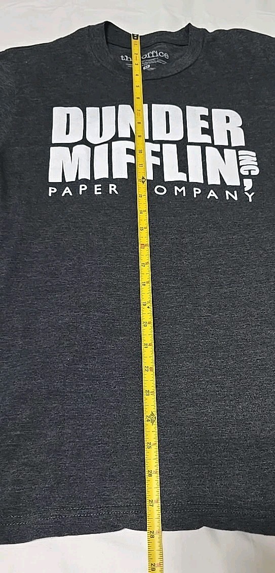 The Office Dunder Mifflin Inc Paper Company Men's Medium T-shirt Gray gallery