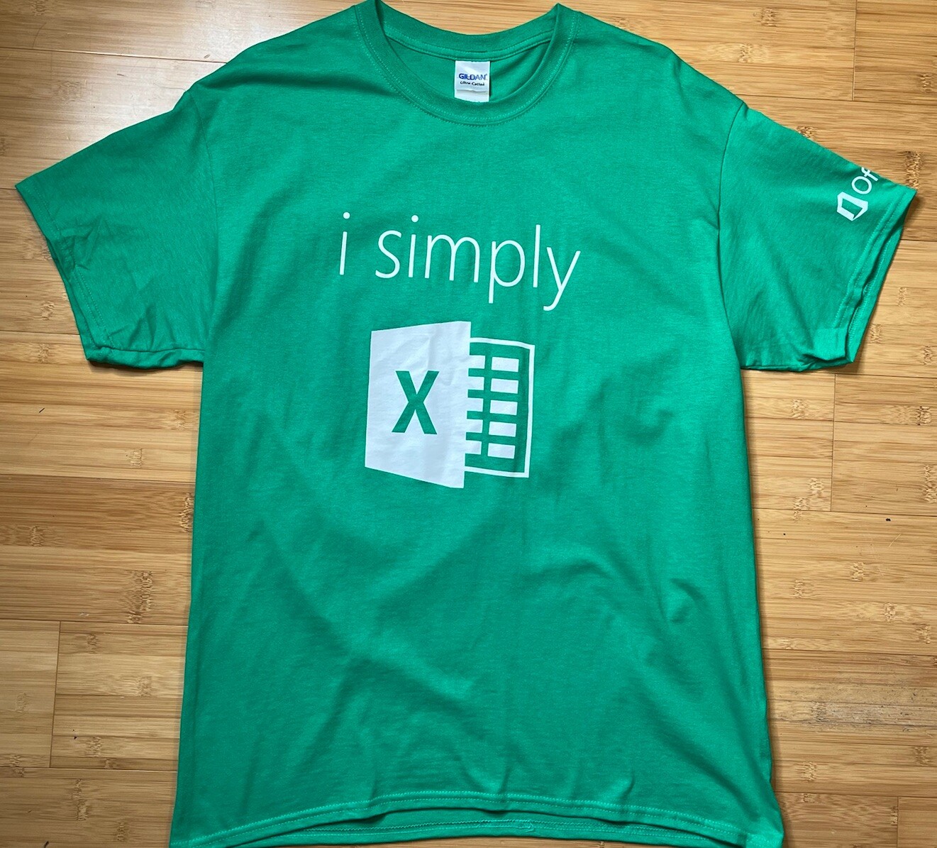 New Men’s XL Microsoft Computers I Simply Excel Office Green T Shirt gallery