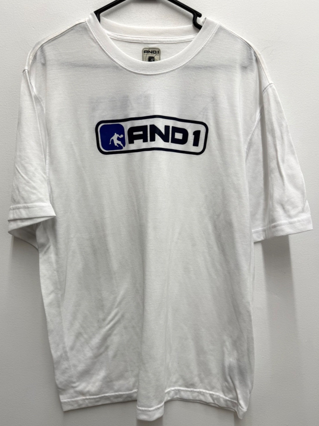 VTG Y2K AND1 No Pain No Gain Graphic Double Sided Graphic T-Shirt Mens Large