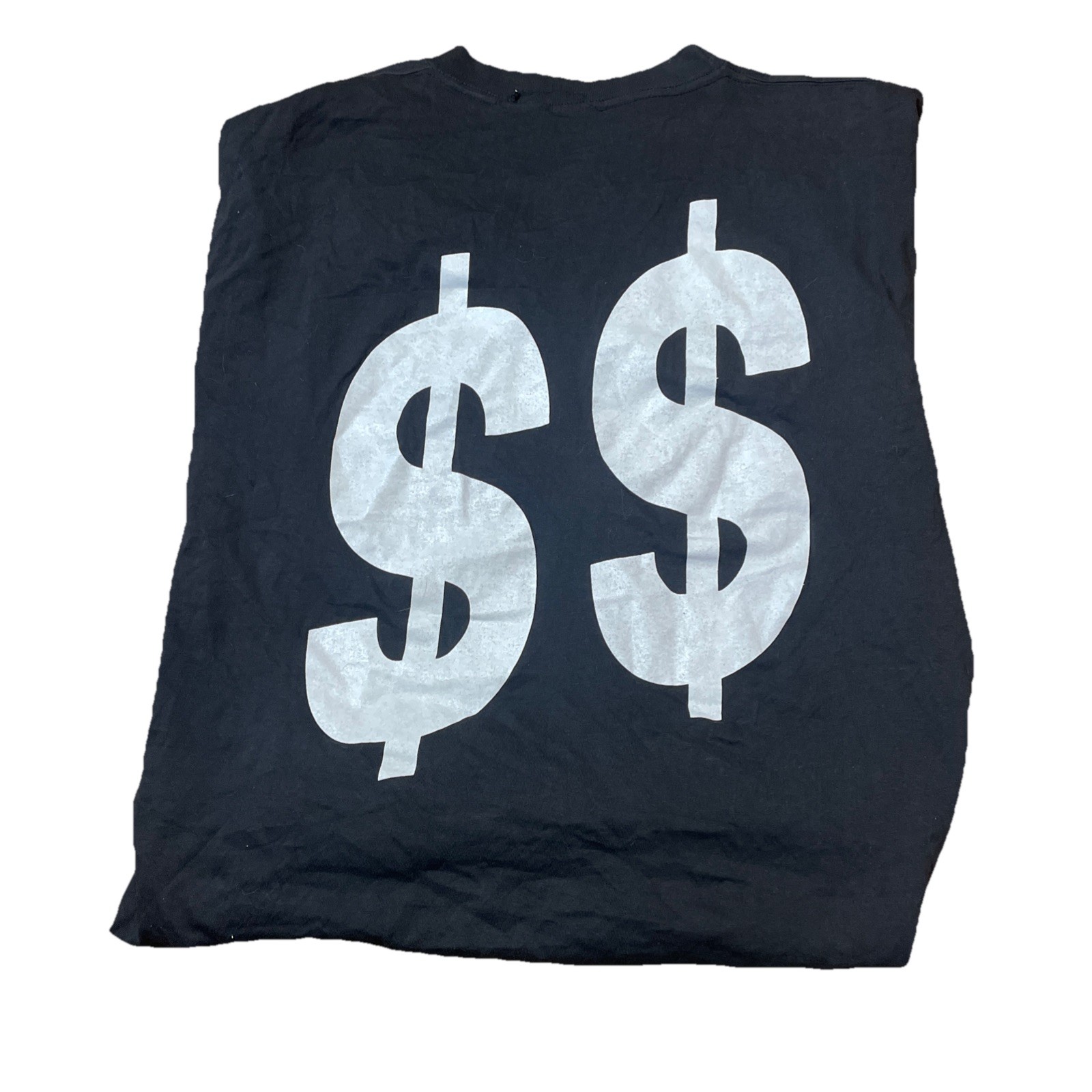 Vintage 1990s KMFDM “Money” Shirt XL Dollar Signs Back Graphic Industrial Metal gallery