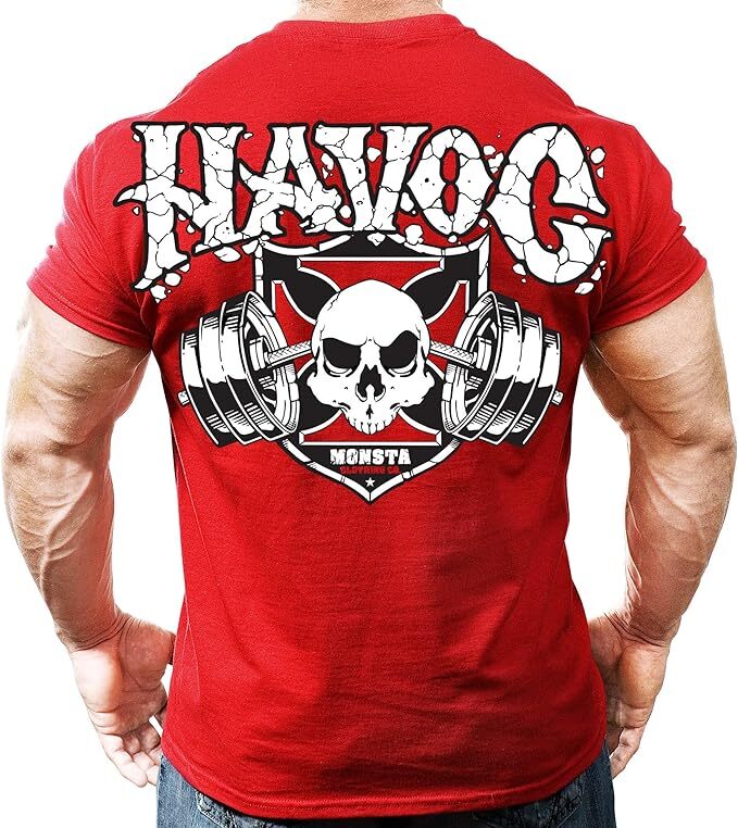 Monsta Clothing Co Bodybuilding Havoc Barbell Graphic Mens Soft T Shirt ALL SIZE gallery