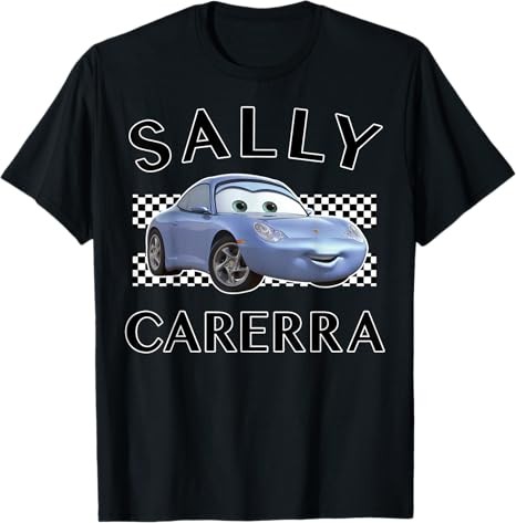 Disney Cars Sally Carerra Finish Graphic T-Shirt Size S - 5XL Gift For Friends gallery