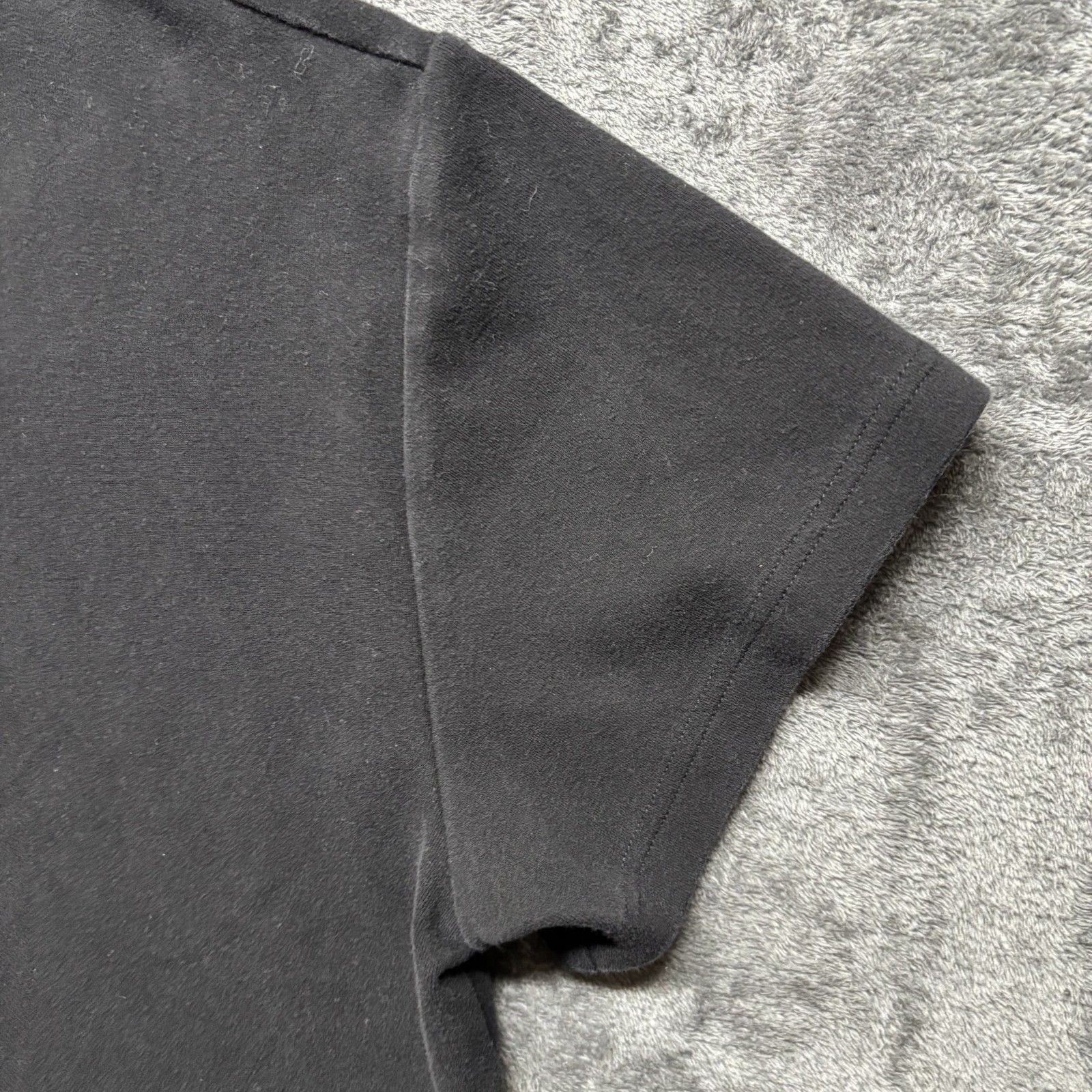 Youngla Shirt Mens Small Black Oversized Short Sleeve Los Angeles Logo Stretch gallery