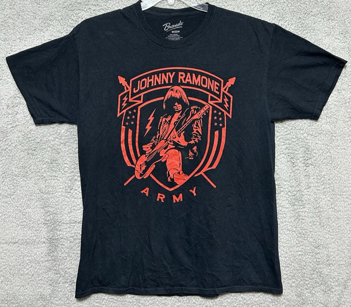 Ramones Punk Band Shirt “Johnny Ramone Army” Grunge Punk Rock Guitar