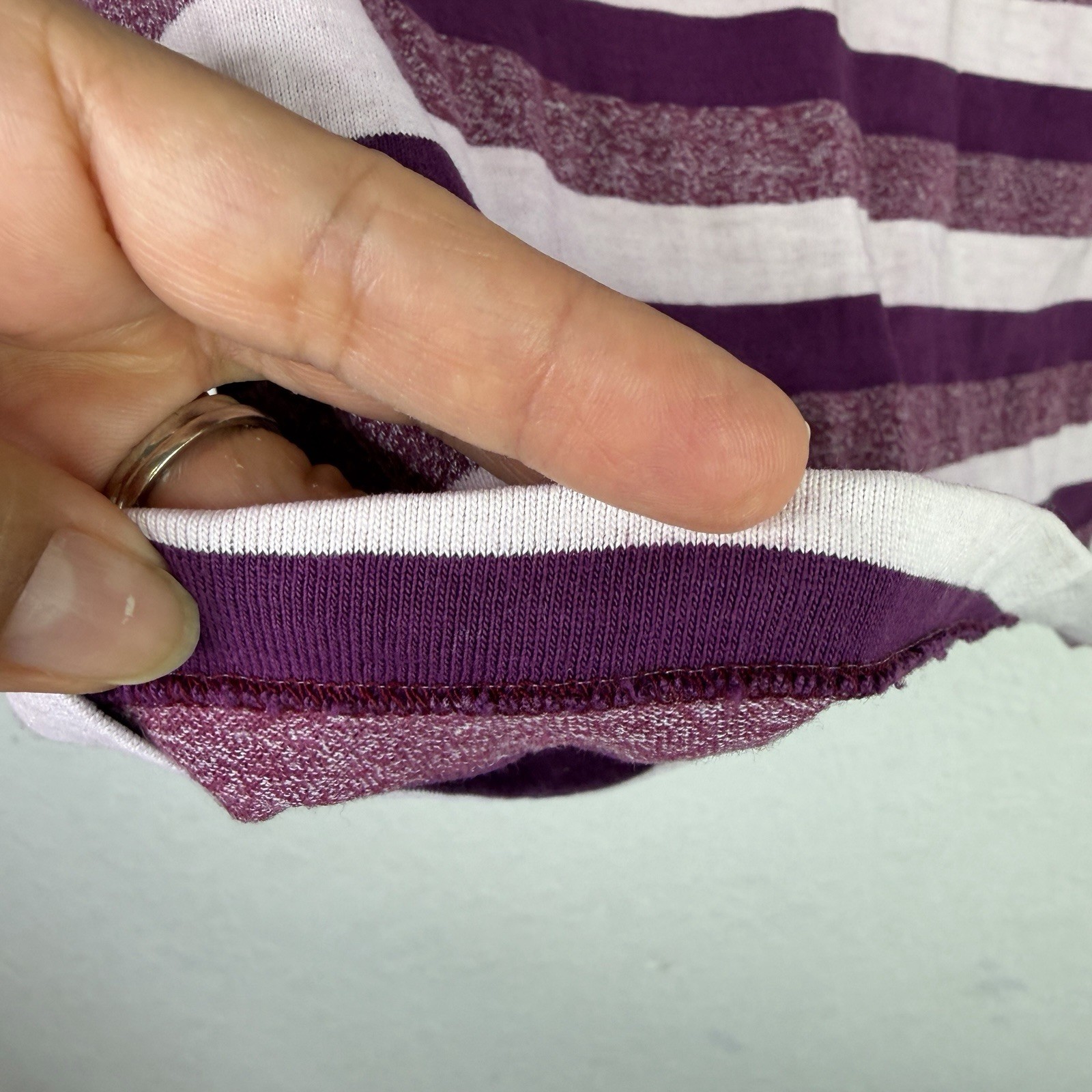 Golden Breed Vintage Single Stitch Tee Stripes FLAWED, Size XL(see measurements) gallery