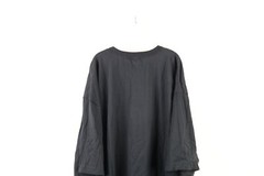 NOS Vtg Marithe Francois Girbaud Mens 4XL Baggy Spell Out Glitter T-Shirt Black