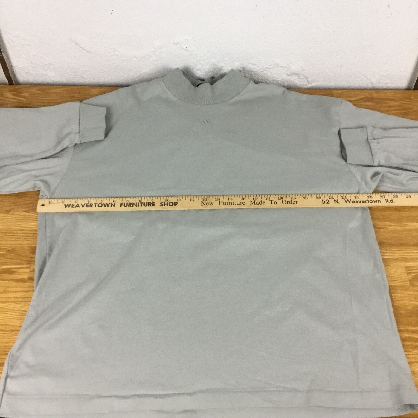 Adidas Basketball Mens Large Gray Mock Neck Long Sleeve Graphic T-Shirt L gallery