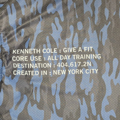 Kenneth Cole Men’s Active Tech Shirt S/S Stretch Breathable Soft Navy Camo