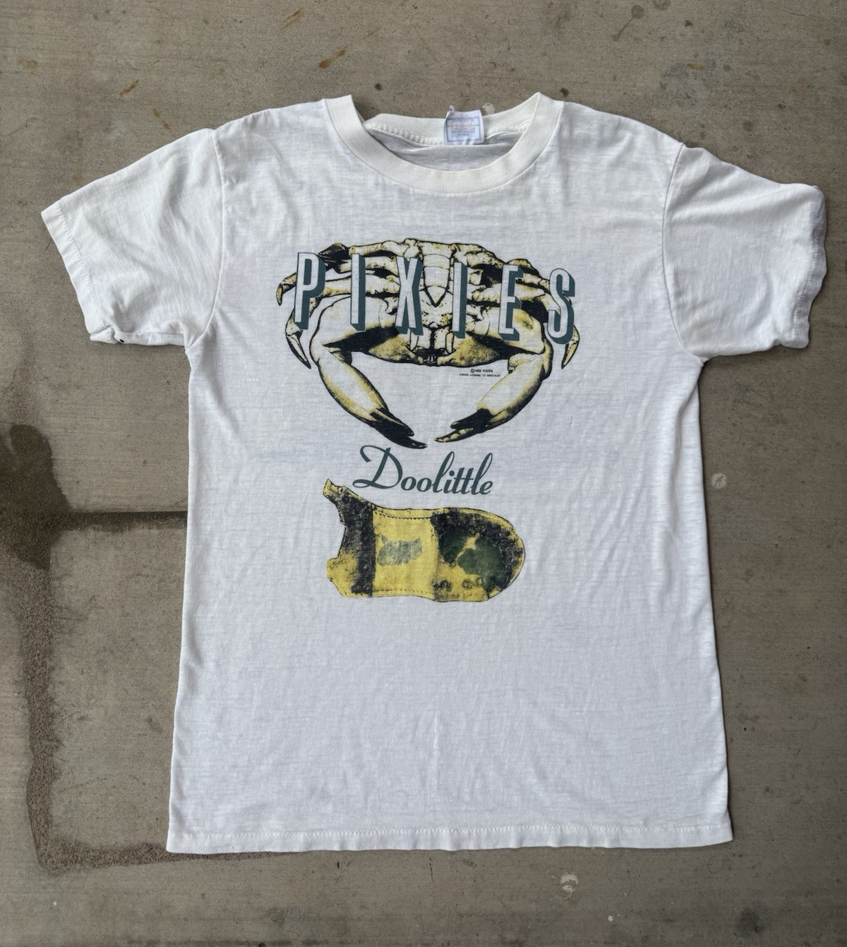 Pixies Doolittle vintage Made in the U.S.A. White Double-Sided Graphic Tee M gallery