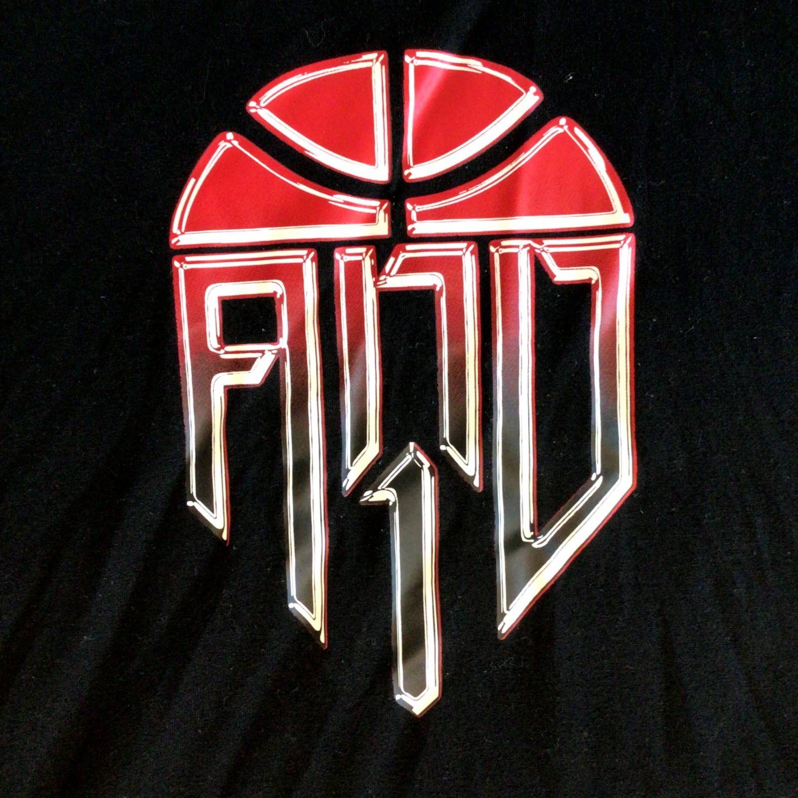 And1 Men's T-Shirt Large Black Red Graphic Streetwear Stop Sweating Me Pullover gallery