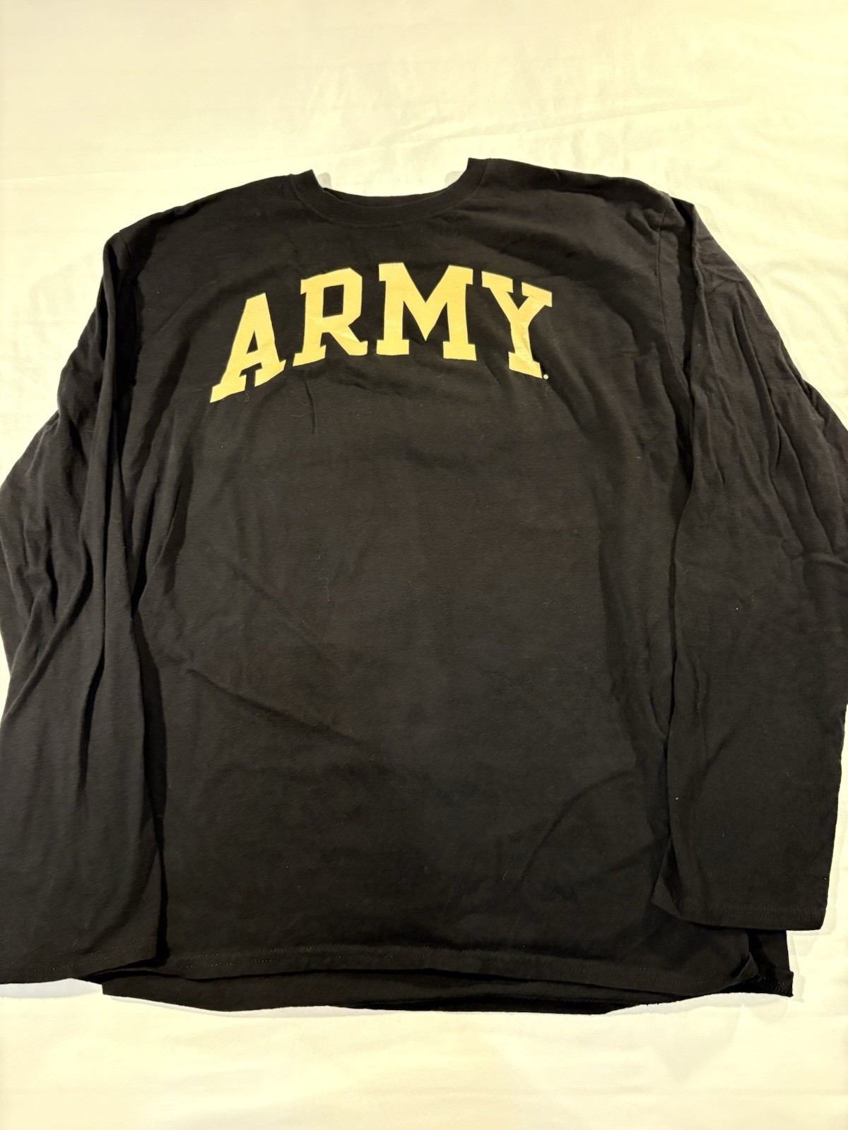 Fanatics Black Army Graphic Long Sleeve T Shirt Men’s XL