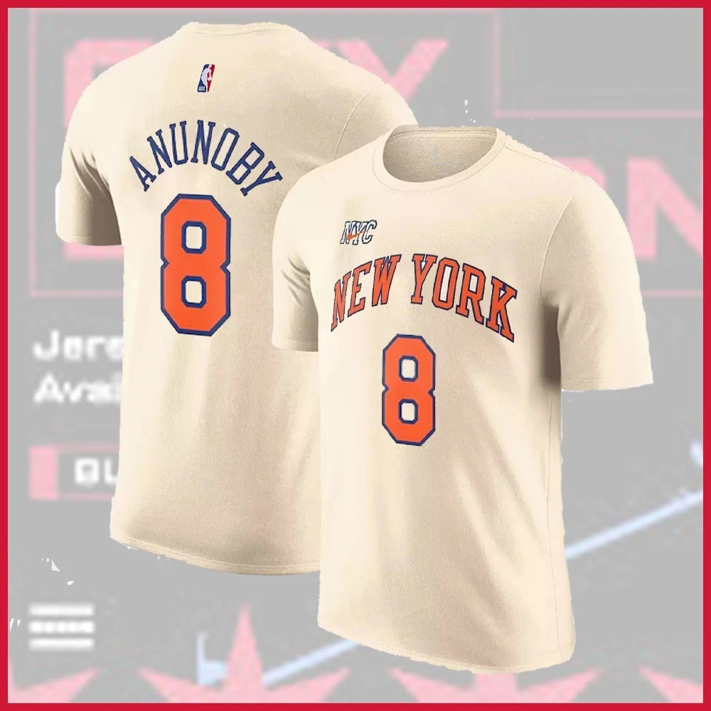 🔥McBride, Brunson, Anunoby, Towns New York Basketball Team 2025/26 City Edition gallery