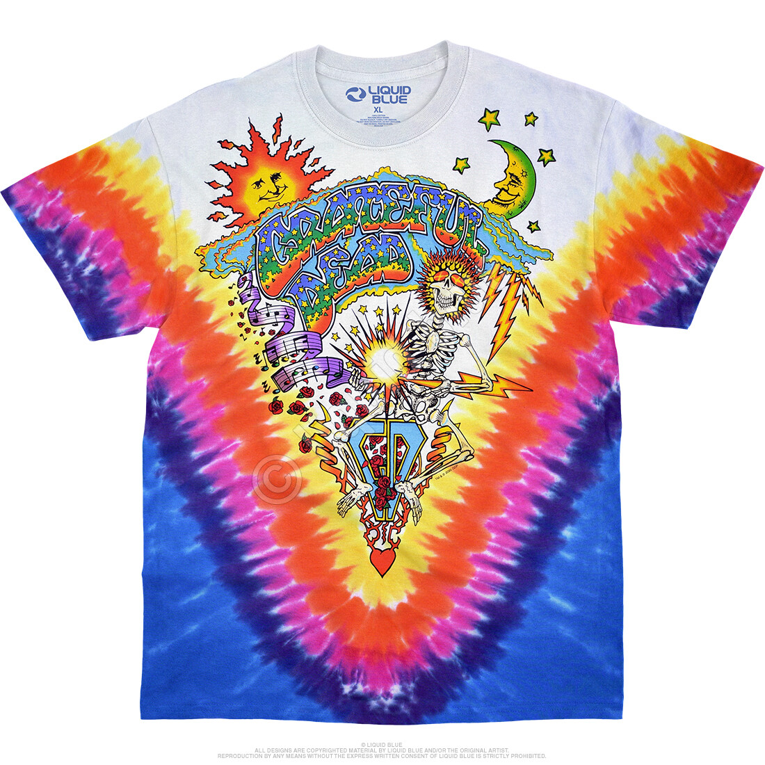 GRATEFUL DEAD-SUMMER TOUR 92-2 Sided TIE DYE T-SHIRT S,M,L,XL,2X,3X Garcia,Wier gallery