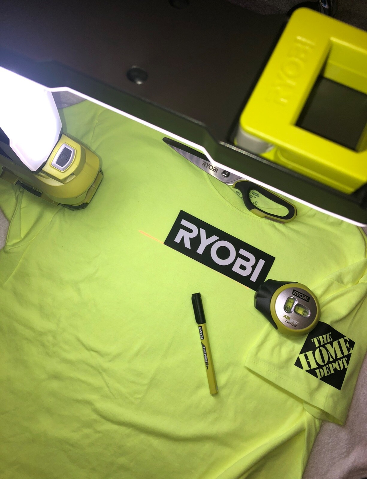 Ryobi T-shirt custom with Home Depot logo (S-2XL) gallery