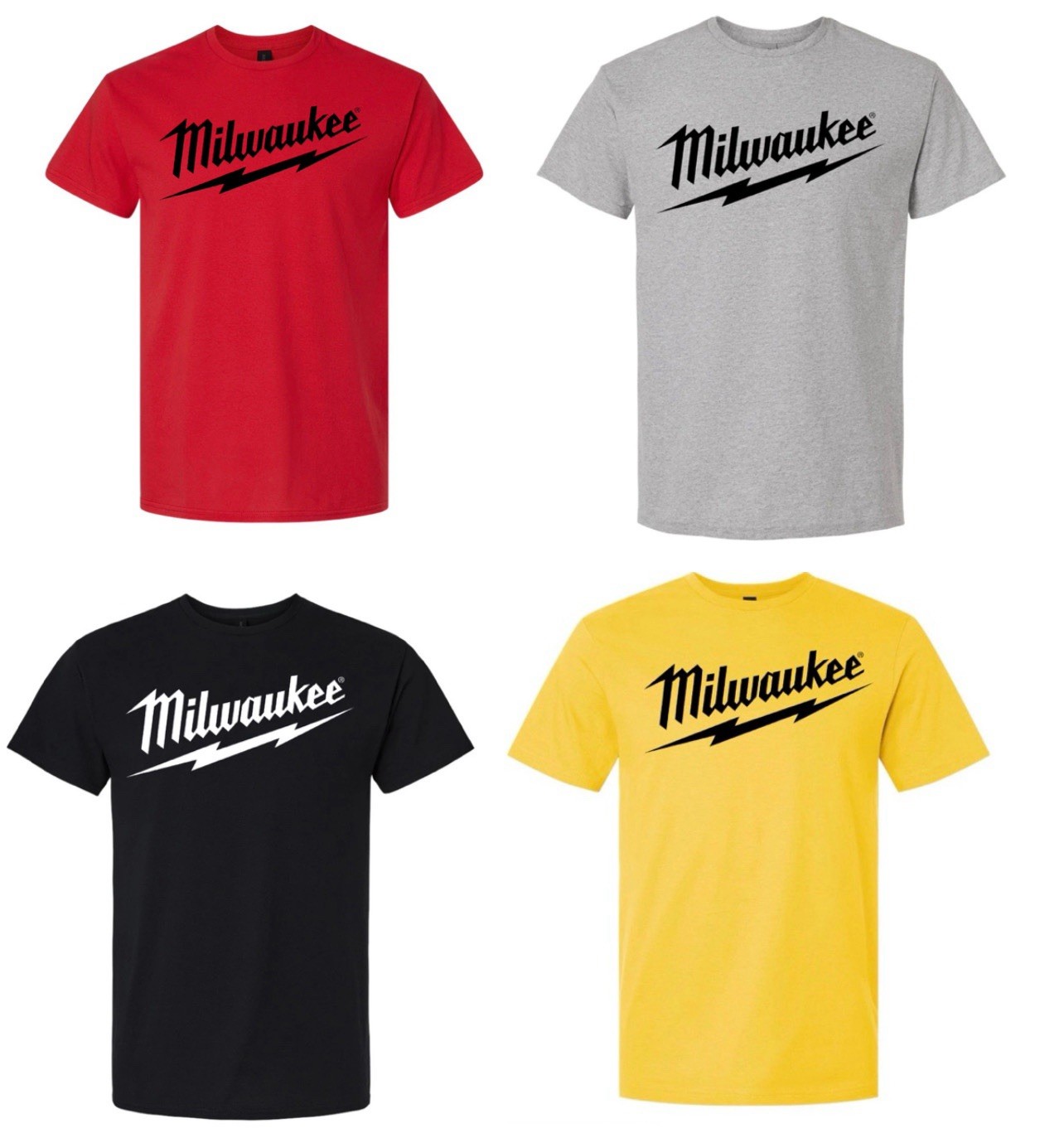 Milwaukee men's clothing, Milwaukee equipment t-shirt, sizes S-3XL, Workwear gallery