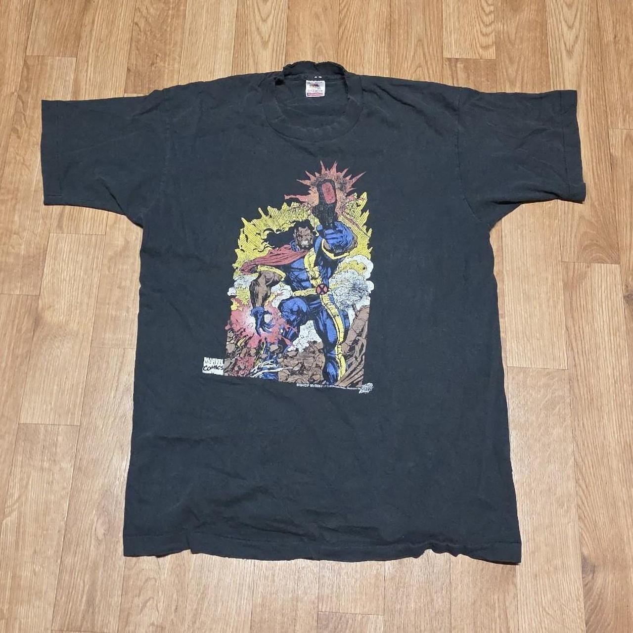 Vintage 1993 Bishop Marvel Shirt Size Large Made in USA READ DESCRIPTION!