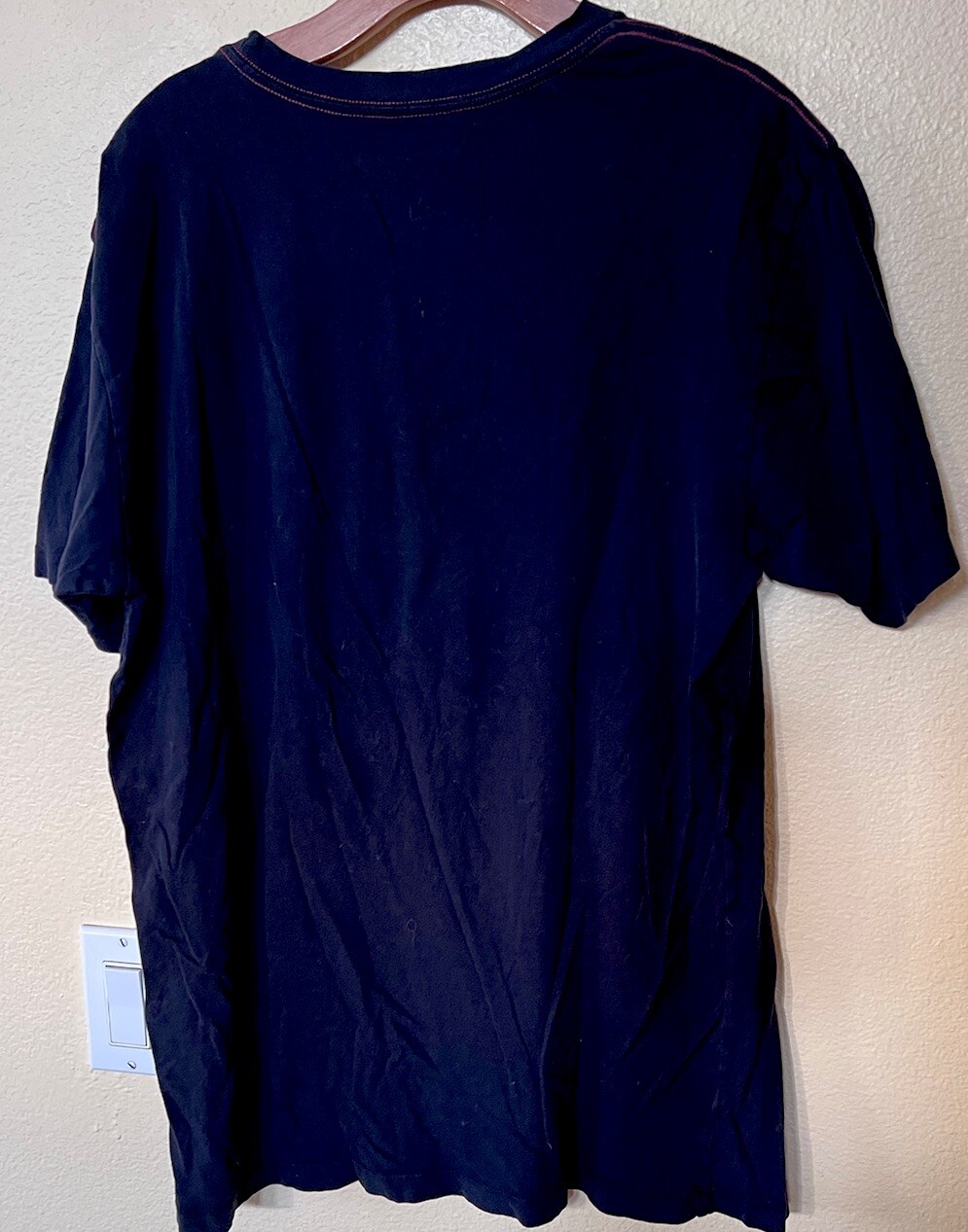 RVCA VA Op Art Black T Shirt Men’s Size L Artists Network Program gallery