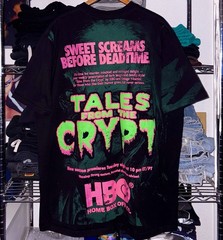 90s Inspired 1995 Tales From The Crypt Resting Witch Face AOP Classic Horror Tee