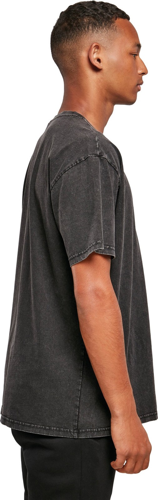 Acid Washed Heavy Oversized Tee| Men's trendy cool Crew Neck Relaxed Fit T-shirt gallery