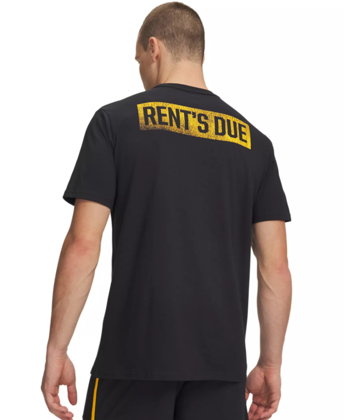 NEW Under Armour Men's Project Rock Rents Due Graphic Print T-Shirt MEDIUM gallery