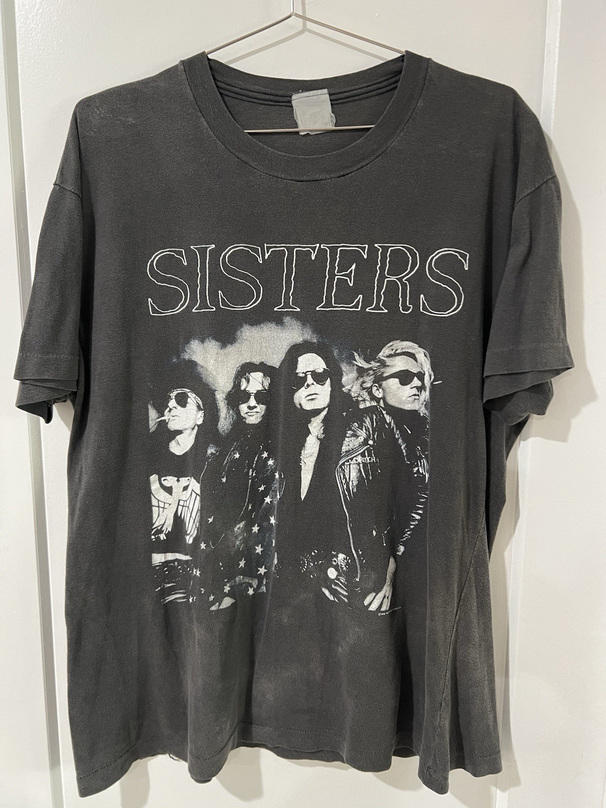 Vintage 1990 Sisters Of Mercy Single Stitch Faded T Shirt Reprint AN47346