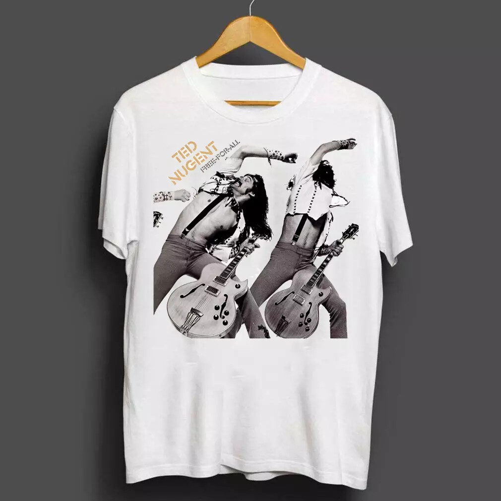 Ted Nugent - Free-for-All T-shirt Tee Short Sleeve Full Size S M L 2345XL.webp gallery