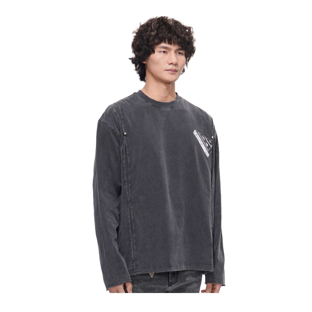 Valabasas Long Sleeve Shirt Piece Mens Black VLBS-VSL1-1012 gallery