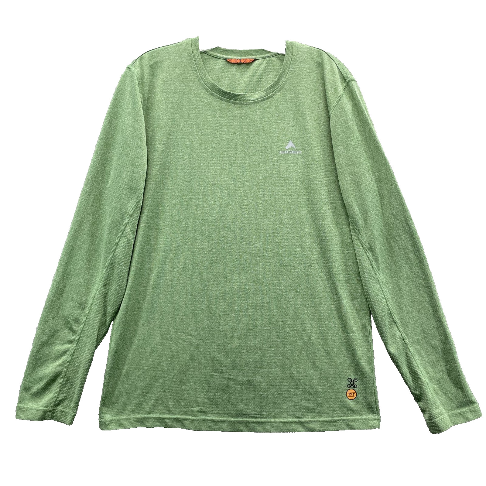 Eiger T-Shirt Mens Large Green Camping Gorpcore Hiking Outdoors Workwear Running gallery