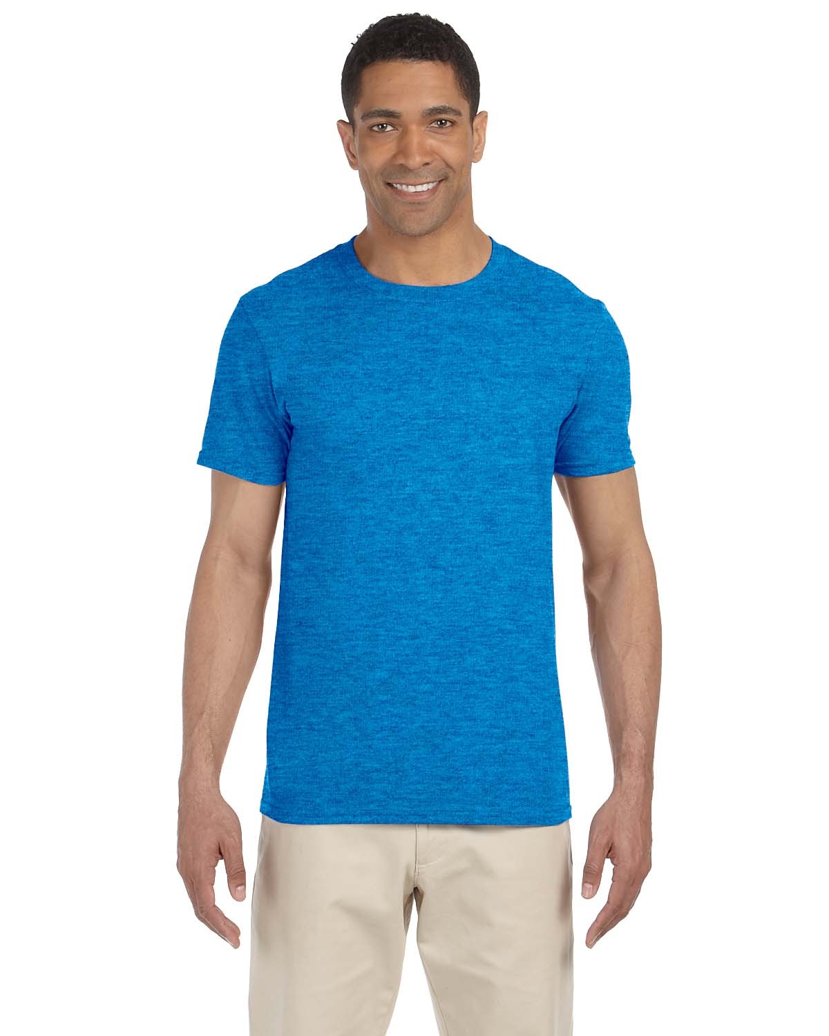 Gildan Mens T-Shirt Short Sleeves Light Weight 4.5 oz Softstyle S-XL RG640 gallery
