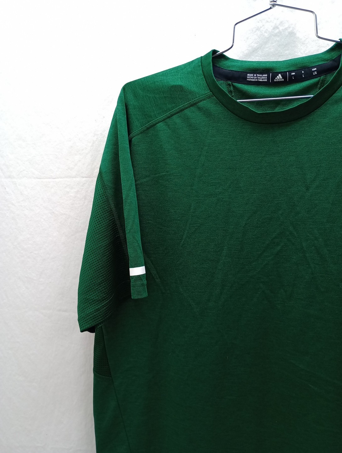 Adidas T Shirt Men' Size Large Climate Wear Activewear Mesh Side Tee gallery