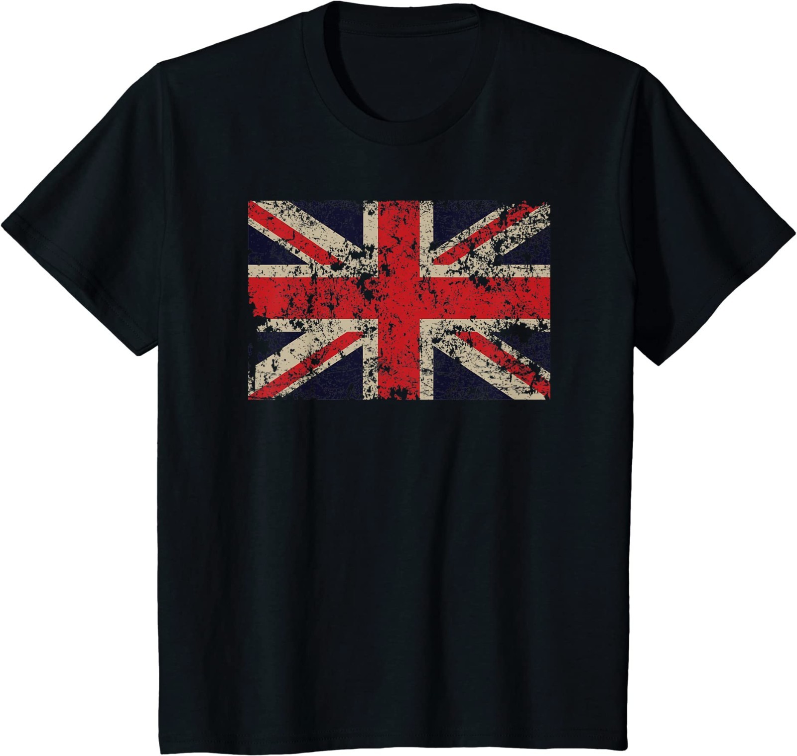Vintage Union Flag Great Britain Union Jack Novelty Youth Unisex T-shirt