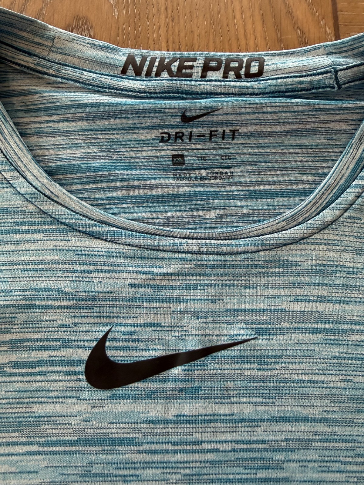 NWT Nike Pro Dri Fit Shirt Adult XXL Light Blue gallery