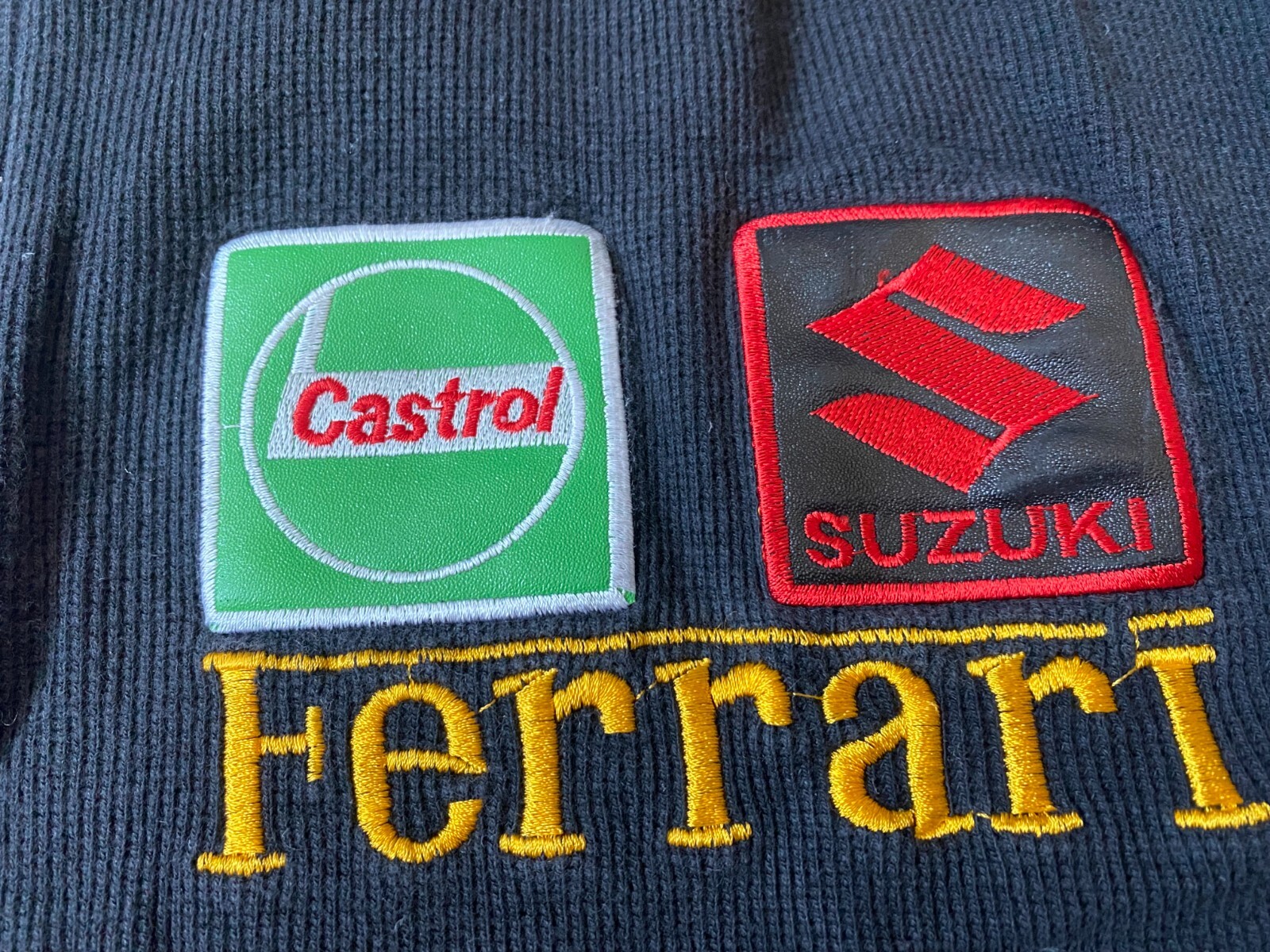 VTG Rothmans Racing Polo Style Knit Shirt Formula 1 F1 Ferrari Castrol Suzuki gallery