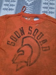 Vintage 70s 80s Goon Squad Sparton Logo Distressed T-shirt Sz M Sportswear USA