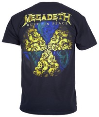 Megadeth Rust In Peace 30th Anniversary T Shirt New & Official Black S-2XL